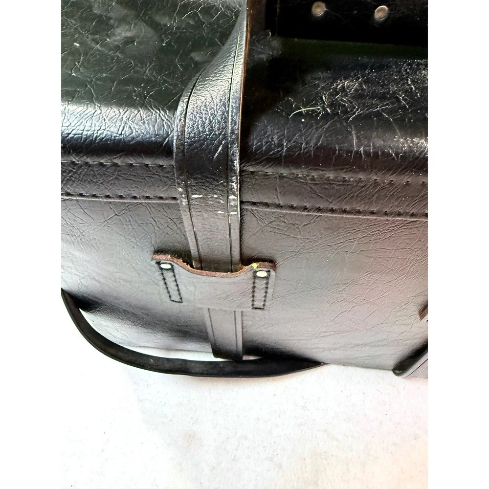 Vintage 60s MCM Train Case Blk Vinyl K.I.‎ & Co Japan Photography MCM Travel Bag